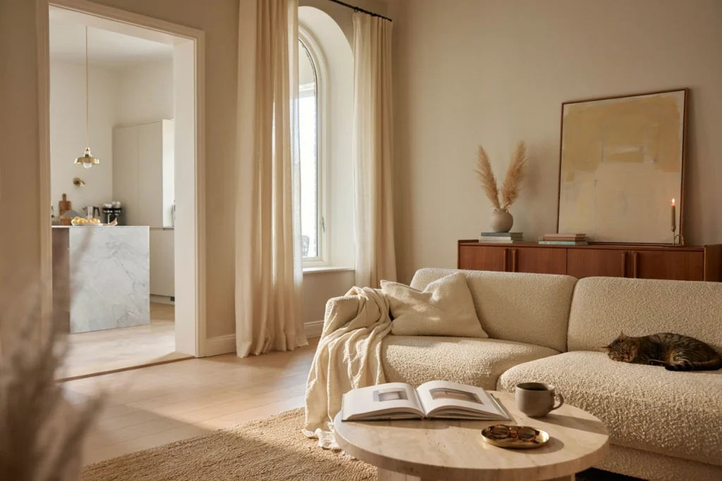 Modern comfortabel interieur